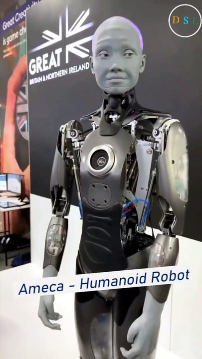 Ameca a Humanoid Robot #ameca #robot #futurestice #dailymotion