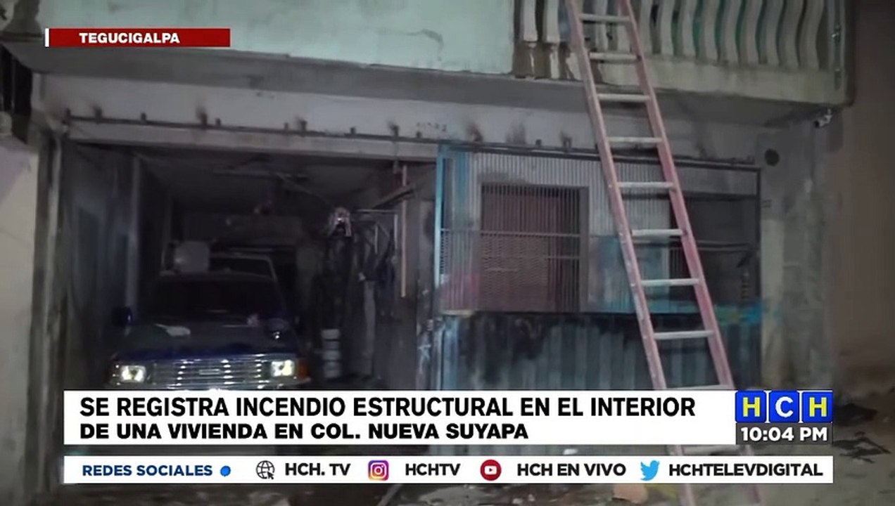 Incendio estructural deja pérdidas materiales en la col. Nueva Suyapa