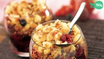 Crumble aux fruits rouges chapelure et tapioca Tipiak