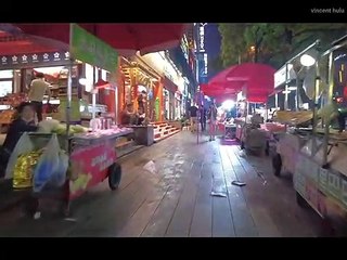 Nightlife in downtown China ! Uncensored Changsha City! China - Part 3