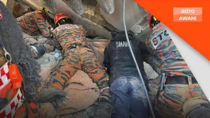 Gempa Turkiye-Syria | 39 mangsa telah ditemukan pasukan SAR Malaysia