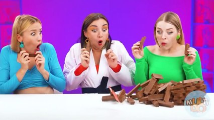 100 Layers of Food Challenge _ Funny Food Situations