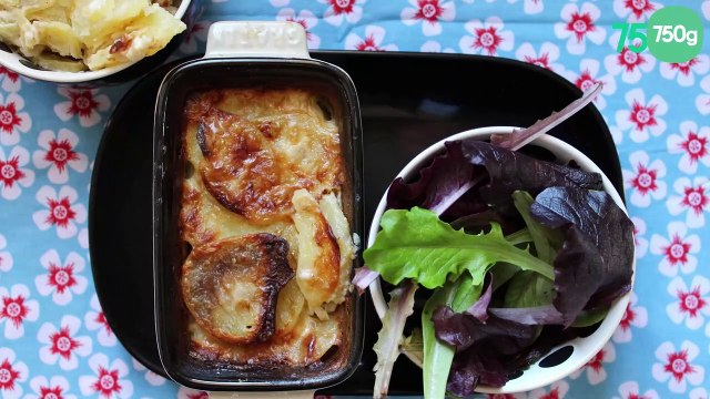 Petits gratins de pommes de terre, cèpes et tomme