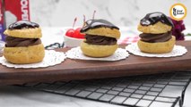 Chocolate Cream Puffs Recipe by Food Fusion