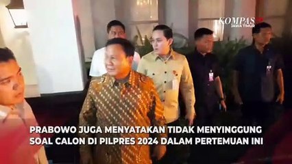 Mendadak dan Tertutup, Prabowo Temui Khofifah, Bahas Pilpres 2024?