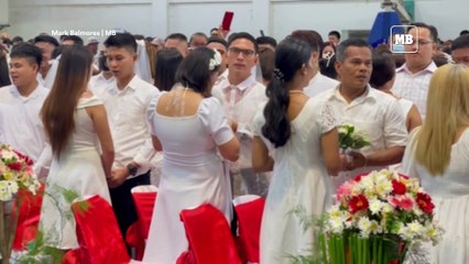 San Juan City officiated the Kasalang Panlungsod in celebration of Valentine’s Day