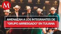 En Tijuana los integrantes del grupo Arriesgado es despedido a balazos de un evento