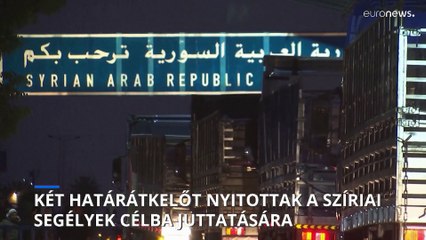 Két új határátkelő megnyitását engedélyezte a szíriai kormány