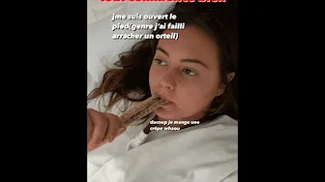 Lou Pernaut, blessée, se détend avec son petit ami producteur Arthur à Saint-Raphaël