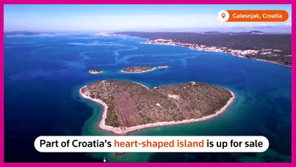 Perfect Valentine's Day gift? Part of heart-shaped island now up for sale
