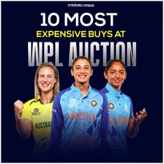 #WPL2023 - 10 Most Expensive Players Sold At #WPLAuction