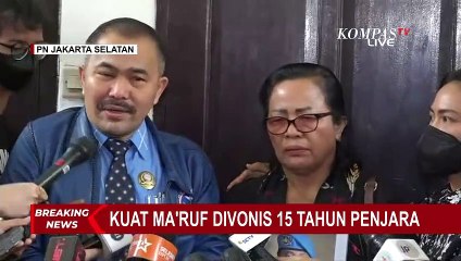 Tải video: Kuasa Hukum Keluarga Yosua Bersyukur karena Vonis Kuat Maruf Lebih Berat daripada Tuntutan Jaksa!