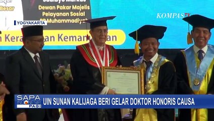 UIN Sunan Kalijaga Beri Tiga Tokoh Publik Gelar Doktor Kehormatan karena Peran Besar Ketiganya
