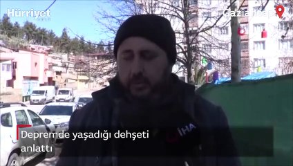 Dehşetin hemen sonrasındaki panik anlarını görüntüledi