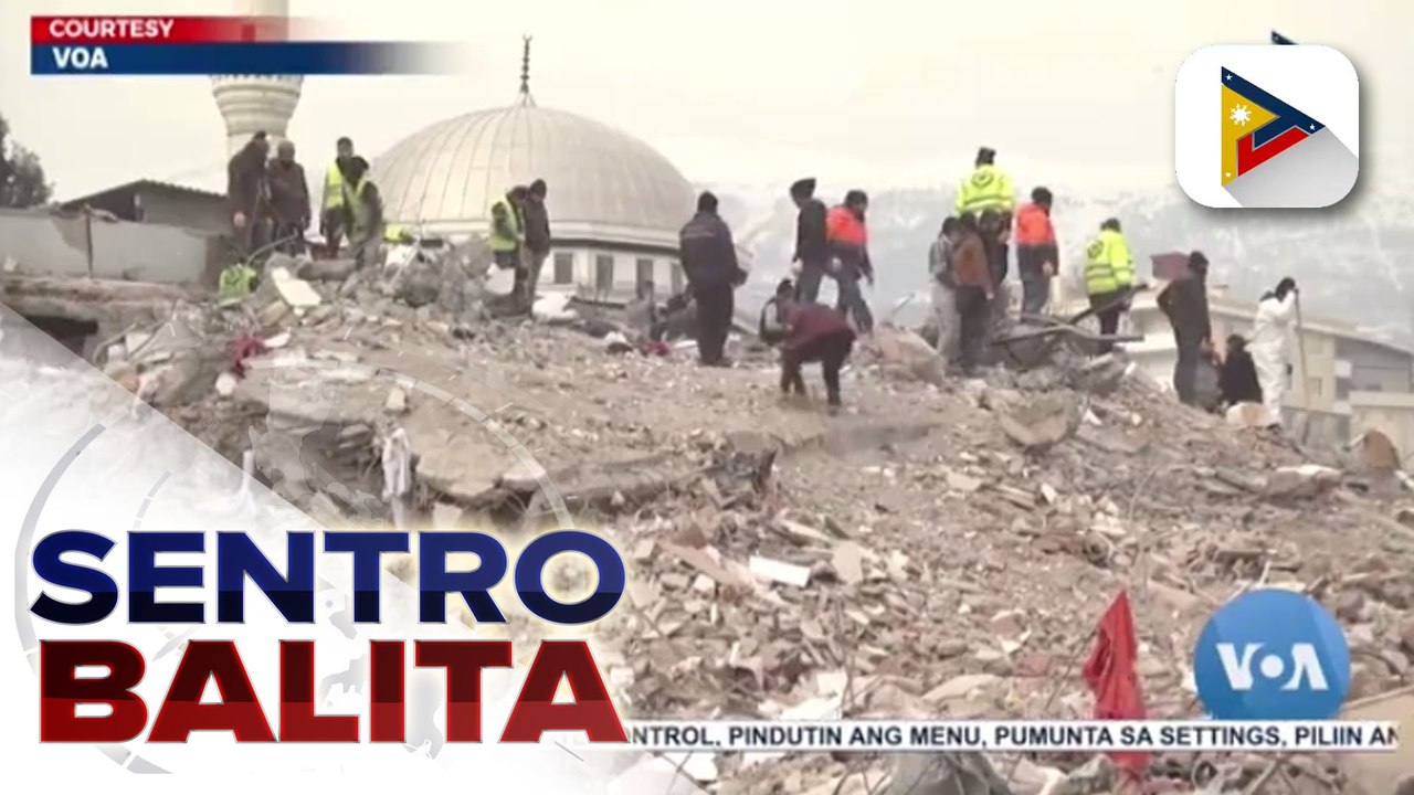 Syrian gov’t, pumayag nang buksan ang dalawang border crossing para mapabilis ang paghahatid ng tulong; Turkish gov’t, nag-isyu ng higit 100 arrest warrant vs. property developers kaugnay ng mga gumuhong gusali