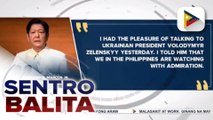 PBBM, nakausap si Ukrainian Pres. Zelenskyy; Pres. Zelenskyy, nagpasalamat kay PBBM sa pagsuporta sa soberanya at territorial integrity ng Ukraine