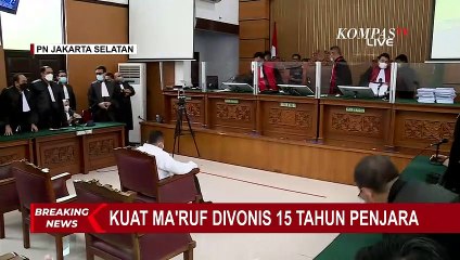 Tim Kuasa Hukum Elus Pundak Kuat Maruf Usai Dijatuhi Vonis 15 Tahun Penjara
