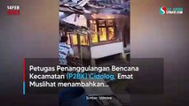 Kebakaran Rumah di Cidolog Sukabumi, Ayah dan Anak Nyaris Terpanggang