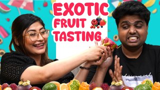 EATING All TYPES of EXOTIC FRUITS | Kishore | Challenge | Sunita Xpress