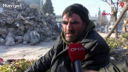 Son akrabasının sağ çıkarılmasını umutla bekliyor