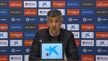 Alguacil, disgustado con el equipo a pesar de la victoria ante el Espanyol