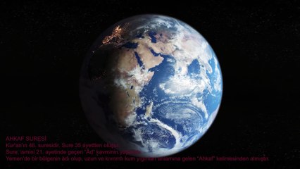86 AHKAF SURESİ TÜRKÇE MEALİ