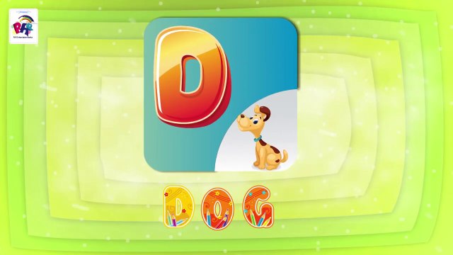ABC Flashcards for Toddlers | Babies First Words & ABCD Alphabets Learn Letter D-@RHEntertainments ​
