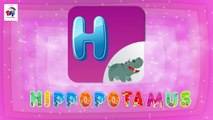 ABC Flashcards for Toddlers | Babies First Words & ABCD Alphabets Learn Letter H-@RHEntertainments ​