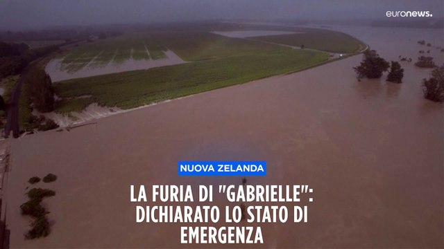 La furia del ciclone Gabrielle in Nuova Zelanda: dichiarato lo stato di emergenza