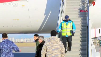 Depremzedeler için 15 ton tıbbi ekipman taşıyan Japon uçağı Adana’ya iniş yaptı