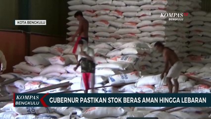 Gubernur Pastikan Stok Beras Aman Hingga Lebaran