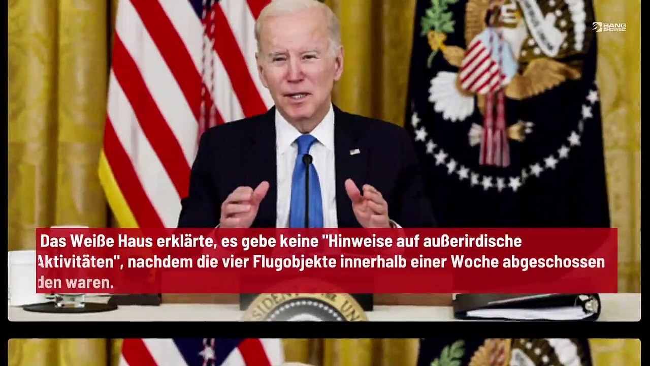 Weißes Haus: Es gibt keine "Hinweise auf außerirdische Aktivitäten”