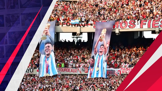 Momen Keren Suporter River Plate Beri Penghormatan untuk Lionel Messi dan Para Pemain Juara Dunia