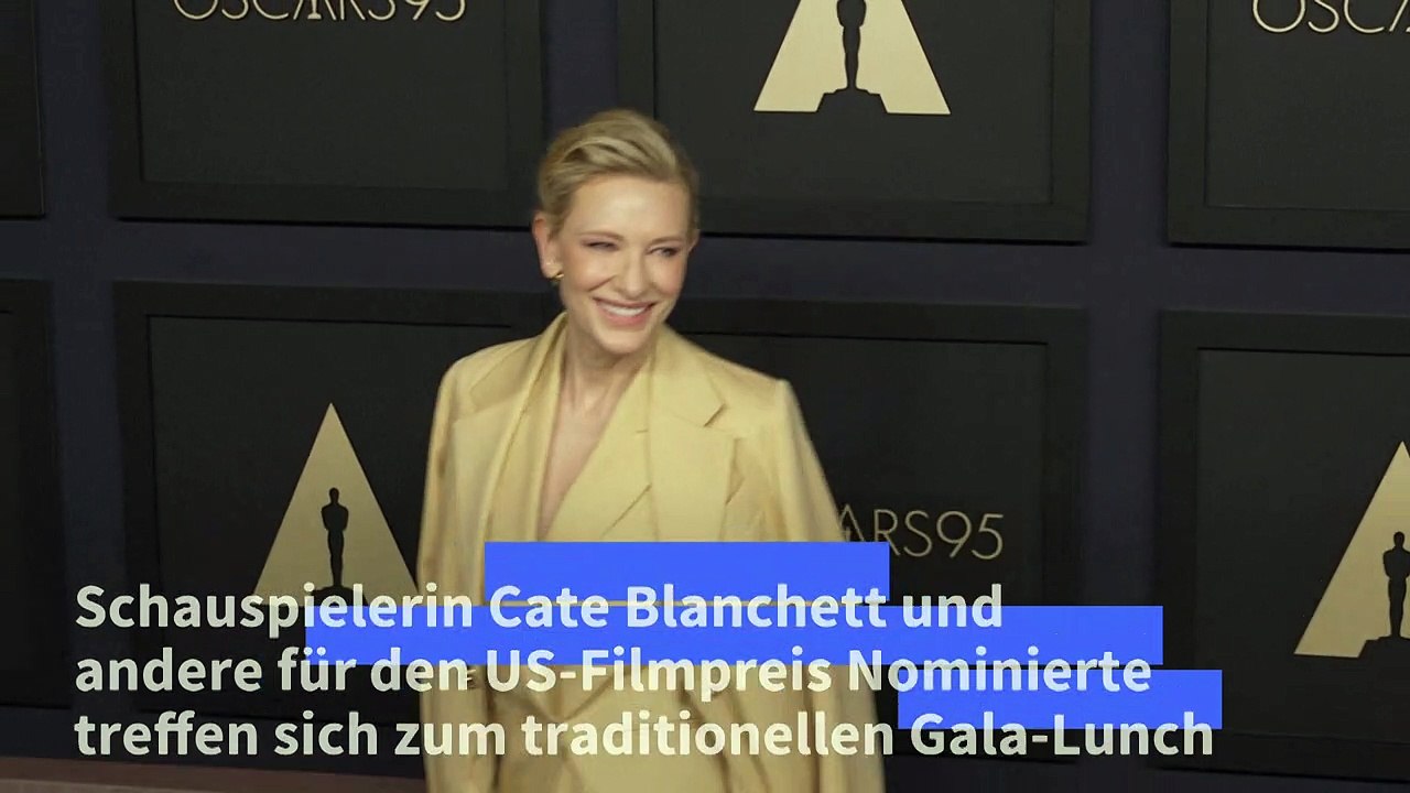 Star-Rummel beim Gala-Lunch der Oscar-Nominierten