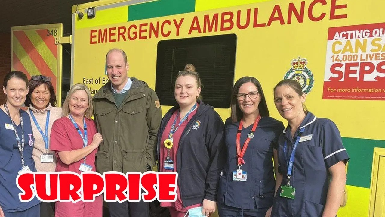 Prince William Surprises Hospital Staff with a Visit — and Is Welcomed with Royal Themed Cupcakes