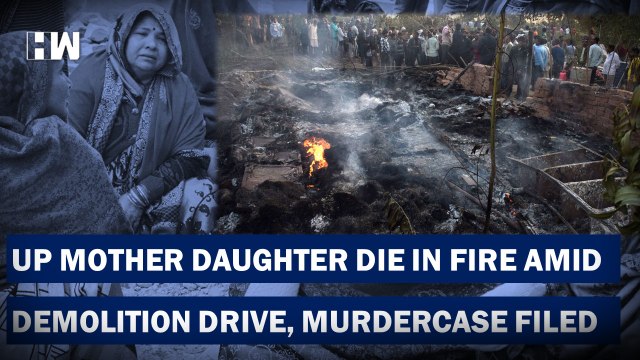 Woman, daughter killed in fire during Kanpur anti-encroachment drive