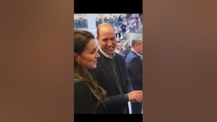 The Princess of Wales gets told she looks beautiful and that she and Prince William are matching.
