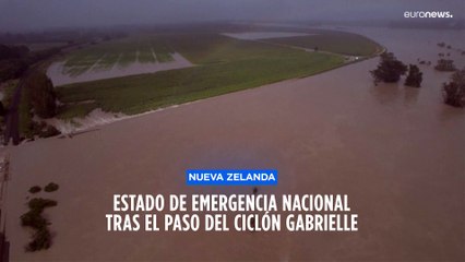 Estado de emergencia nacional en Nueva Zelanda por el paso del huracán Gabrielle