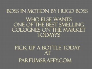Boss in motion cologne for men commerical by Hugo Boss