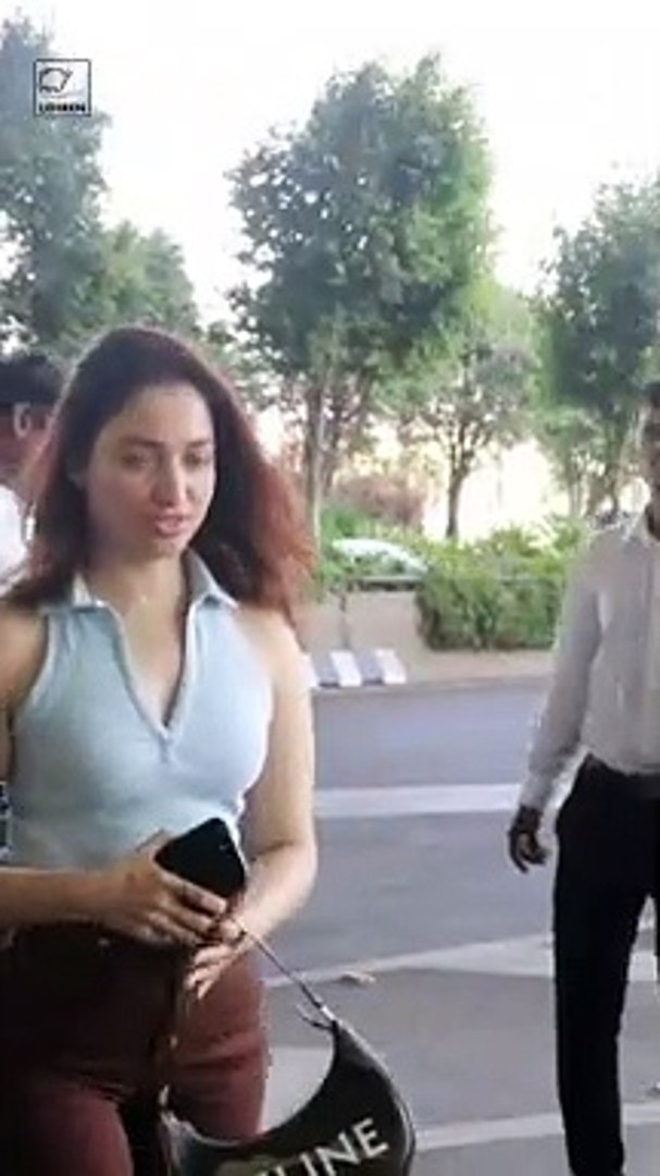 Airport पर बला सी खूबसूरत दिखी Tamanna Bhatia #shorts