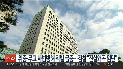 위증·무고 사법방해 적발 급증…검찰 "진실왜곡 엄단"