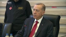 Cumhurbaşkanı Erdoğan, AFAD merkezinde açıklamalarda bulundu