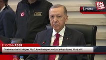 Cumhurbaşkanı Erdoğan AFAD Koordinasyon Merkezi çalışanlarına hitap etti