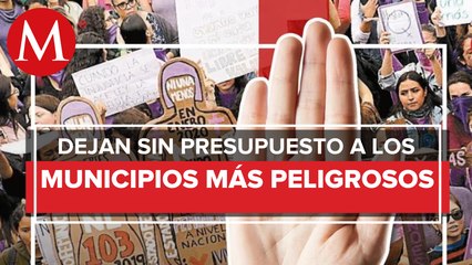 Municipios con más casos de feminicidio, sin presupuesto de Alerta de Violencia de Género en 2022