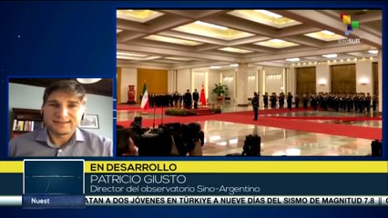 Presidente de Irán inicia visita oficial a China