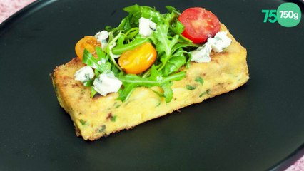 Polenta à la roquette et au roquefort, recette végé