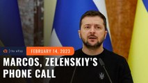 Marcos, Zelenskiy talk ‘deepening of cooperation’ in first phone call