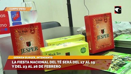 La Fiesta Nacional del Té será del 17 al 19 y del 23 al 26 de febrero