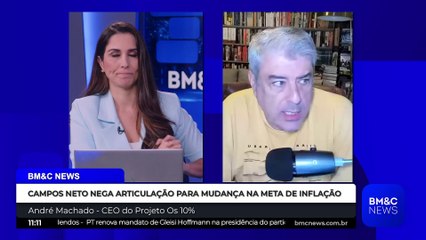 "FIQUEI IMPRESSIONADO COMO CAMPOS NETO ESTÁ LIDANDO COM TUDO ISSO", DIZ ANDRÉ MACHADO