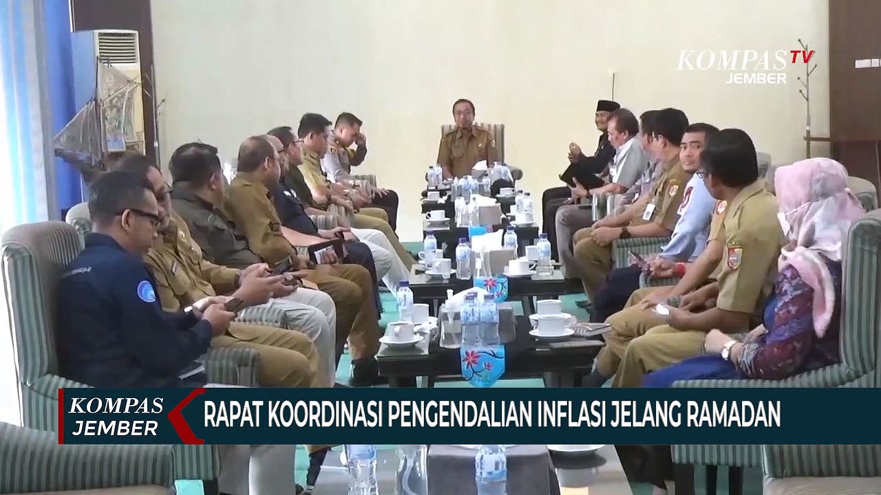 Jelang Ramadhan, Pemkab Jember GelarRapat Koordinasi Kendalikan Inflasi